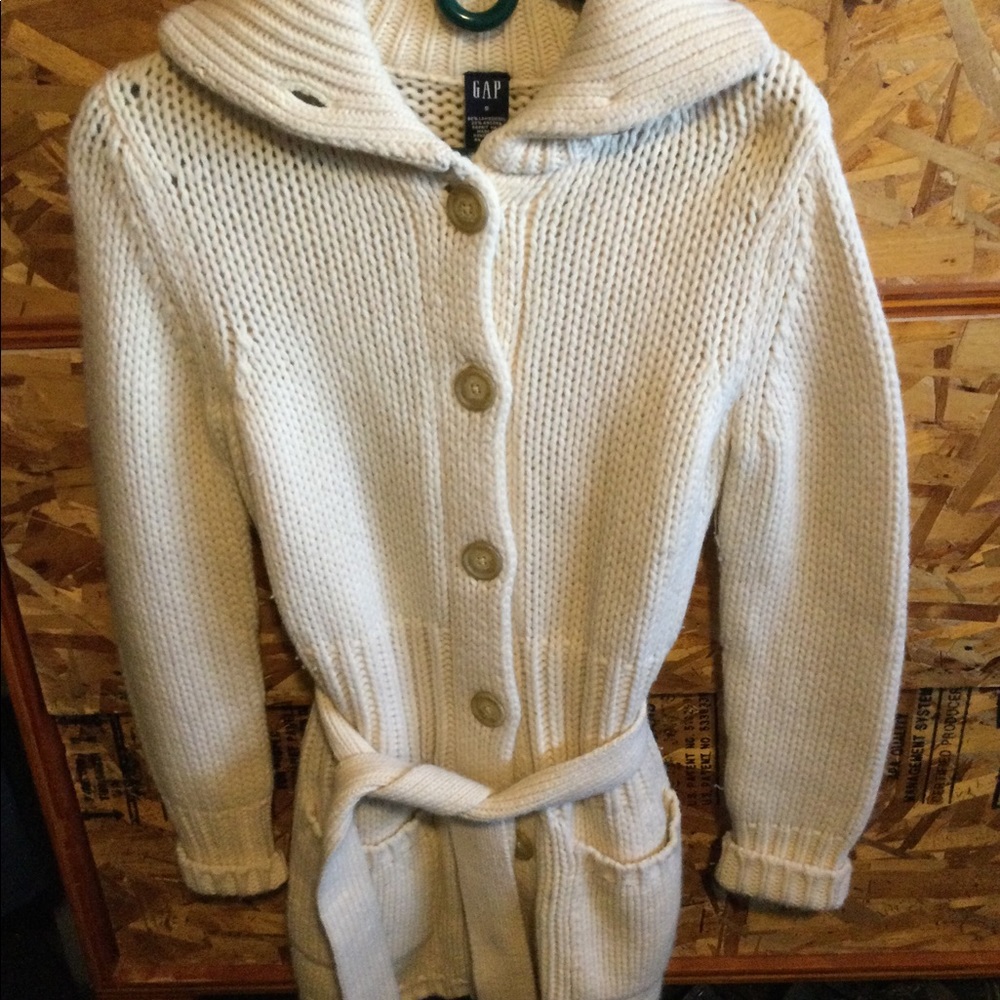 GAP long length sweater jacket